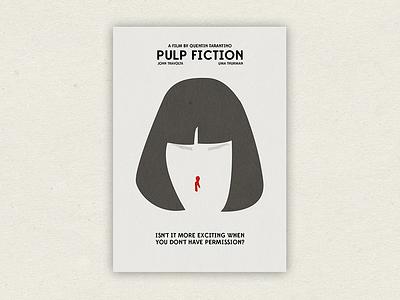 Pulp Fiction movie poster graphic design movie poster poster pulp fiction quentin trantino