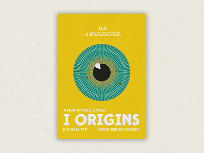 I Origins movie poster adobe graphic design i origins illustrator movie poster poster