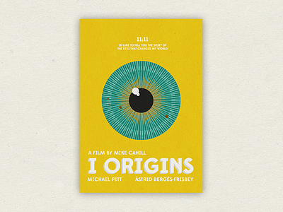 I Origins movie poster