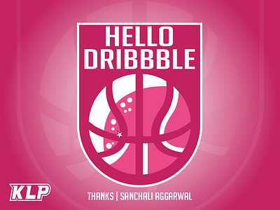 Dribbble Debut dribbble debut first shot hello dribbble thanks for invite