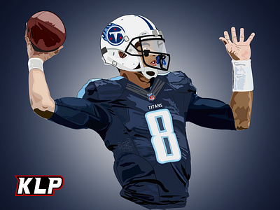 Marcus Mariota illustration marcus mariota tennesse titans