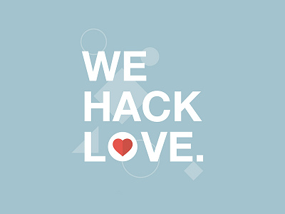 Love Hackathon blue code hackathon heart logo love nerd