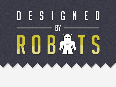 Designed By Robots blog design web