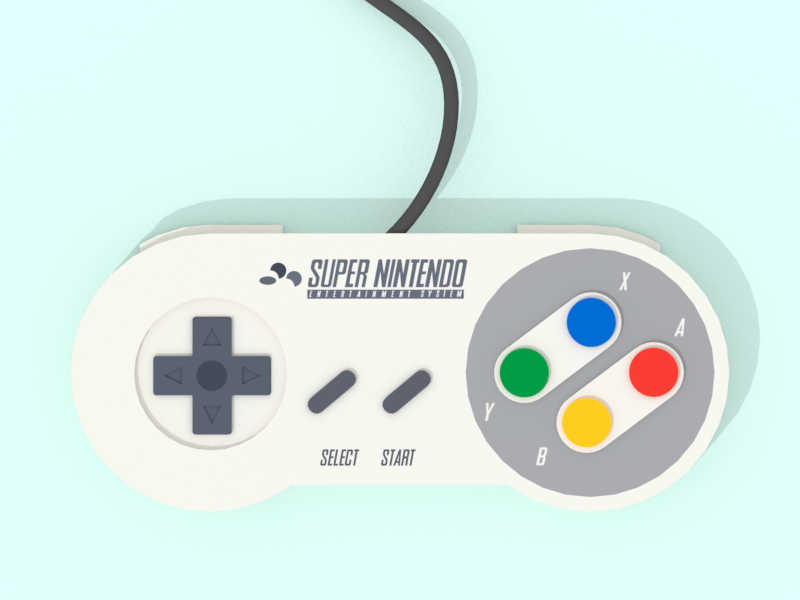 Snes Controller Wallpaper