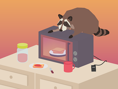 Raccoon Burglar