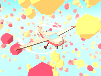Clouds 3d airplane airplanes blender clouds gamedev illustration indiegame low poly lowpoly minimalist