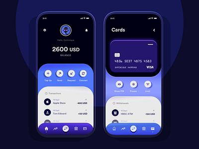 Banking App bank bank app banking banking app blockchain crypto cryptocurrency exchange finance fintech fintech app money neobank neobank app pay payment trade trading trading app