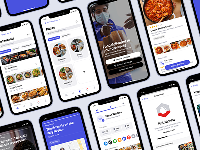 Food Delivery App (Case Study) case study delivery delivery service food delivery food delivery app food order food order app food ordering foodpanda glovo ubereats ui ux ui ux case study