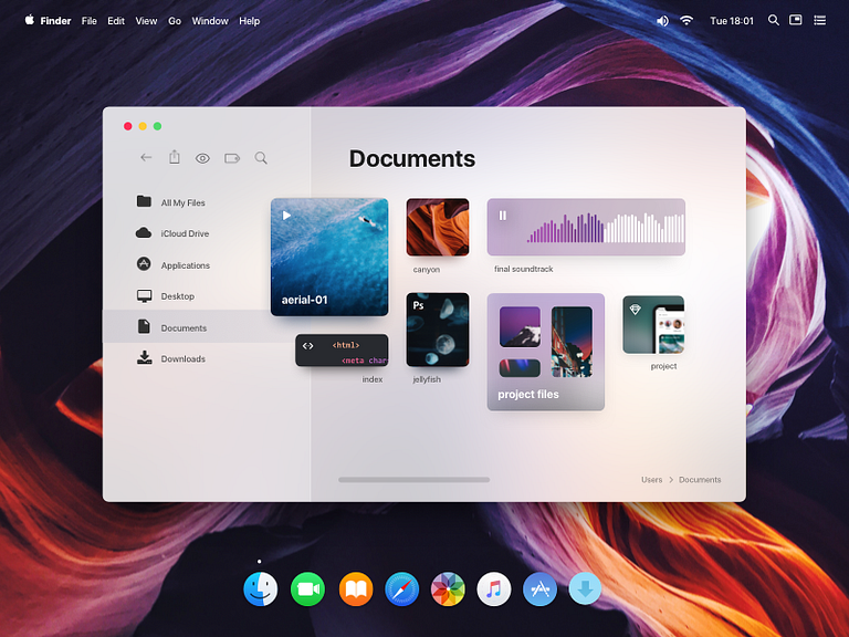 macOS Redesign Concept - Finder by Andrei Simion on Dribbble