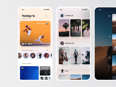 Social App - Stories Viewing Modes app camera community community app gallery instagram photo photo app photo sharing photo sharing app photography photos sharing sn app social social app social network stories story yellow