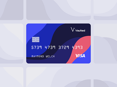 Vaulted - Credit Card Design bank banking brand branding card credit card credit card design crypto cryptocurrency exchange finance fintech identity mastercard money pay payments product design visa wallet