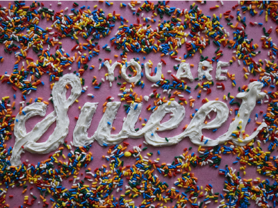 You are sweet typography