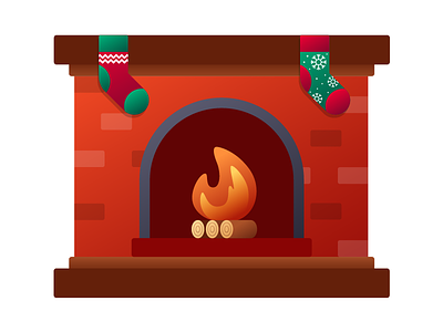 Fireplace brick bricks christmas fire fire place fireplace stocking stockings winter