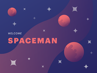 Spaceman outerspace planet space star stars