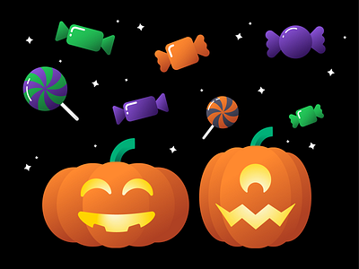 Spooky ~* candy candy icon candy illustration emoji halloween halloween emoji halloween icon icons icons set illustration jackolantern pumpkins spooky spoopy