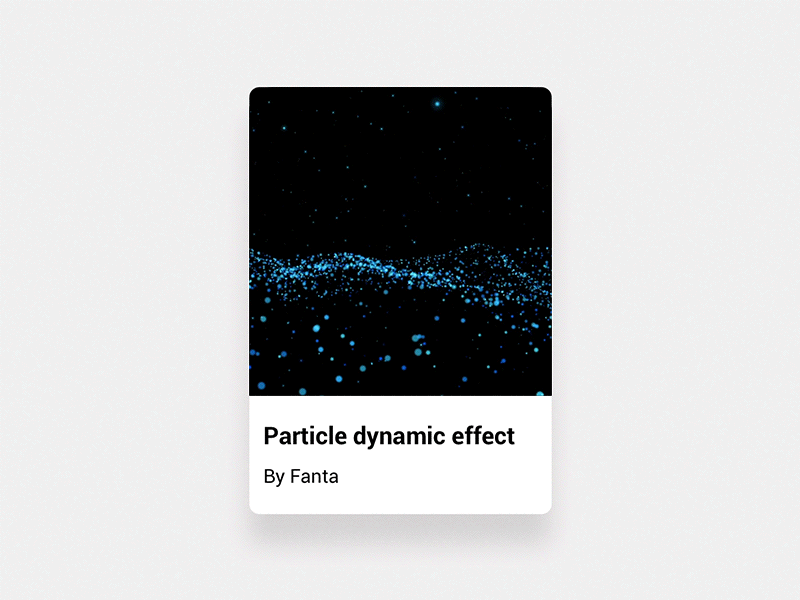Particle dynamic effect 6 blue clean colors grid particle type typography