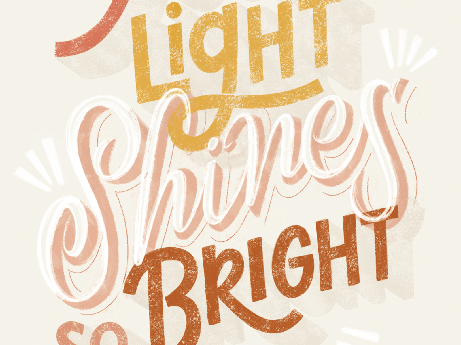 Your Light Shines So Bright covid design ecard free greeting card handlettering healthcare illustration lettering light shines typography