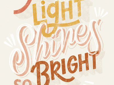 Your Light Shines So Bright covid design ecard free greeting card handlettering healthcare illustration lettering light shines typography