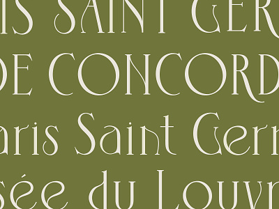 Concorde Font Design