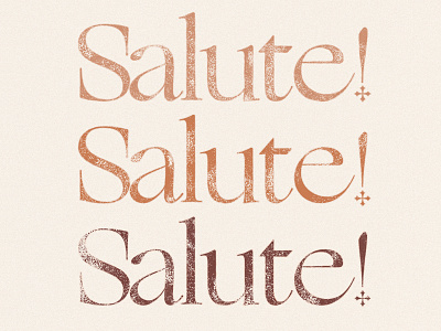 Salute Typography Design cheers cocktail brand cocktail cart cocktail company custom lettering ink bleed italian brand italian cocktails italian lettering italian style lettering mobile cocktails ogg ogg font ogg typeface salute screenprint texture type design typography