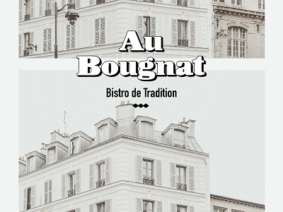 Au Bougnat Parisian Bistro Branding