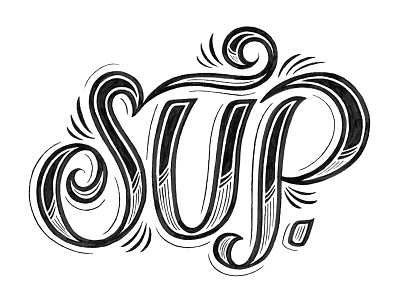 SUP Hand Lettering