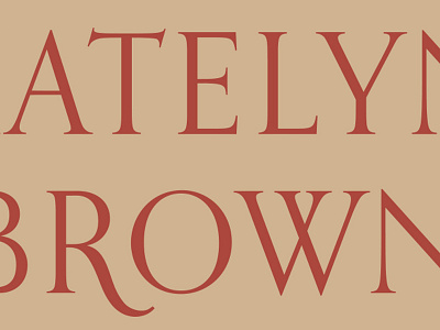 Katelyn Brown Photography - Branding brand identity branding custom serif design handlettering letterform lettering logo logo design logotype photography photography branding serif typography vector