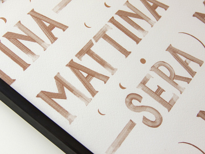 Mattina—Sera Print Detail
