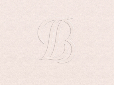 Laura Bennett Design Brand Refresh - LB Icon branding emboss icon identity lettering lettermark ligature logo logotype typography