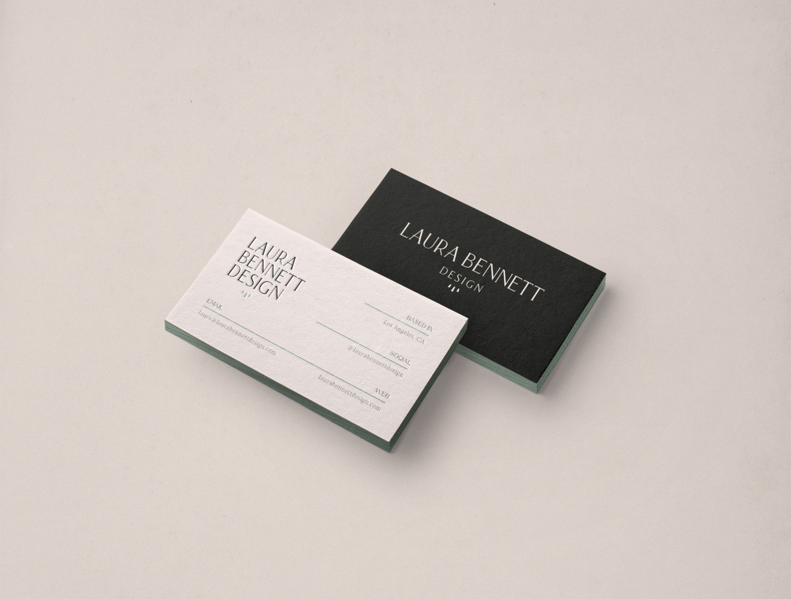 Laura Bennett Design Business Cards By Laura Bennett On Dribbble