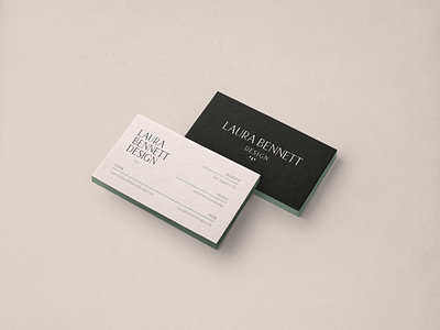 Laura Bennett Design Business Cards