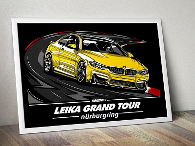 BMW poster bmw germany nurburgring poster racing