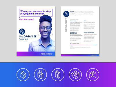 NetDocuments Brochure and Icons