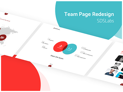 Team Page - SDSLabs redesign team page user interface ux web design