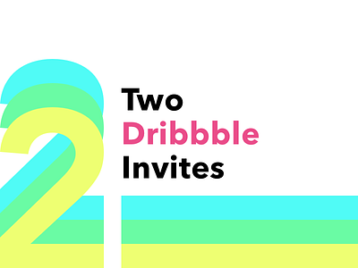 Dribbble Invites clean color colour draft dribbble hello dribbble invite minimal new player