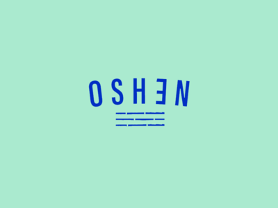 Unused Oshen logo activewear bamboo blue logo logo design losangeles ocean unused waves