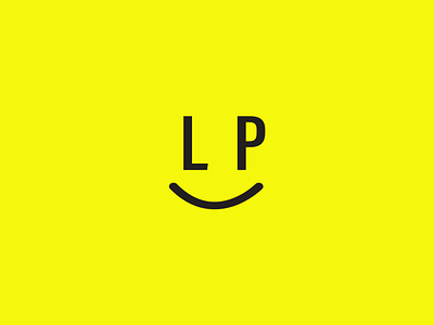 LP unused logo branding bright happy identity logo lp smile yellow