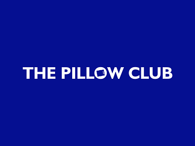 The Pillow Club logo club identity logo pillow sleep