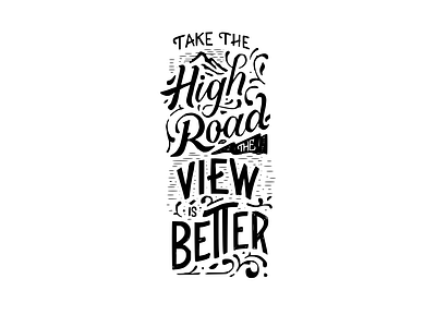 take the high road