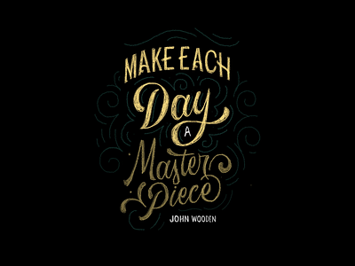 Masterpiece design drawing flat handdrawn illustration lettering logo type typography vector vintage