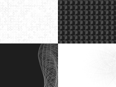Daily UI Challenge 059 - Background Pattern background black challenge daily design geometric organic pattern repetition ui white