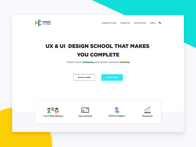 Designboat School Website By Abhishek Sm On Dribbble