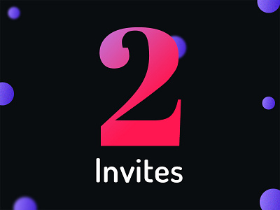 2x Dribbble Invites draft giveaway invitation invite