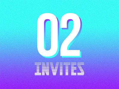 2x Invites debut debutshot giveaway invitations invites