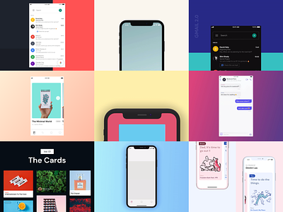 Best of 2019 2019 2020 adobe xd best cards design gradient ios iphone iphone x new year nine ui video xd