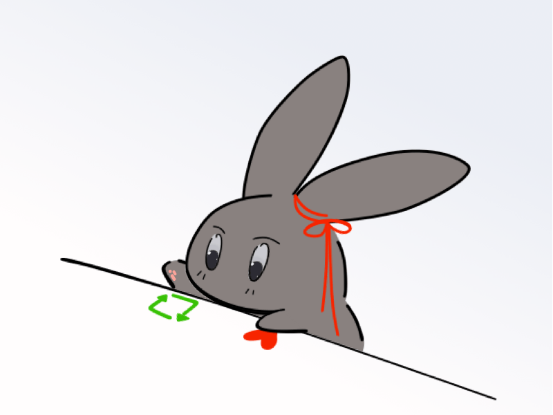 Bunny animation bunny charachter illustration like principle rabbit vector