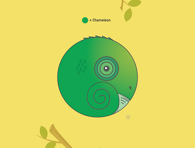 Champollion + Circle 2d character animal champollion champollion circle design illustration illustrator vector vectorart