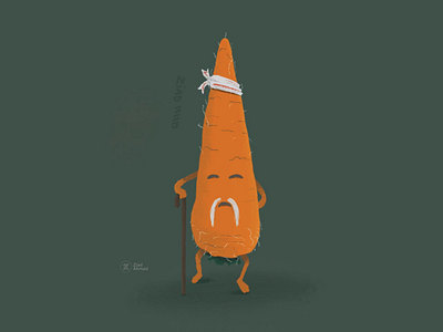 carrot master carrot digital illustration digital painting digitalart fruit illustration master