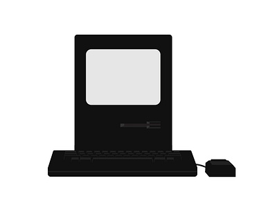 Macintosh apple computer design illustration macintosh