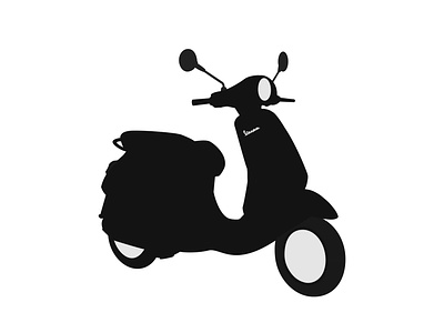 Vespa design illustration scooter vespa